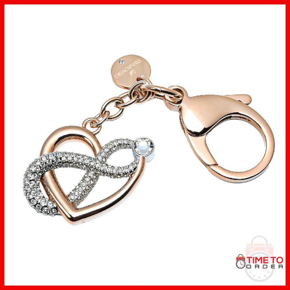 Rose Gold Plated Charm Bracelet Accessory, Spring Ring Clasp